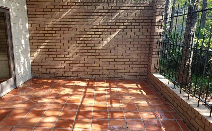Cleaned Patio